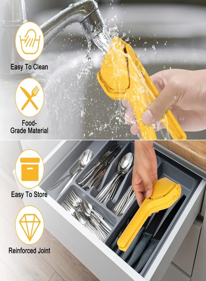 Nicehelper Lemon Squeezer, Lemon Juicer Hand Lime Squeezer, Nicehelper Large Manual Citrus Press That Folds Flat for Space, Ergonomic Design with Sideways Pivot, Easy to Use, for Lemon, Lime, Cirtus, Fruit - Image 3